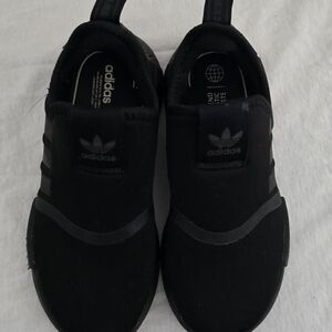 Adidas Kids Slip On Black Sneakers